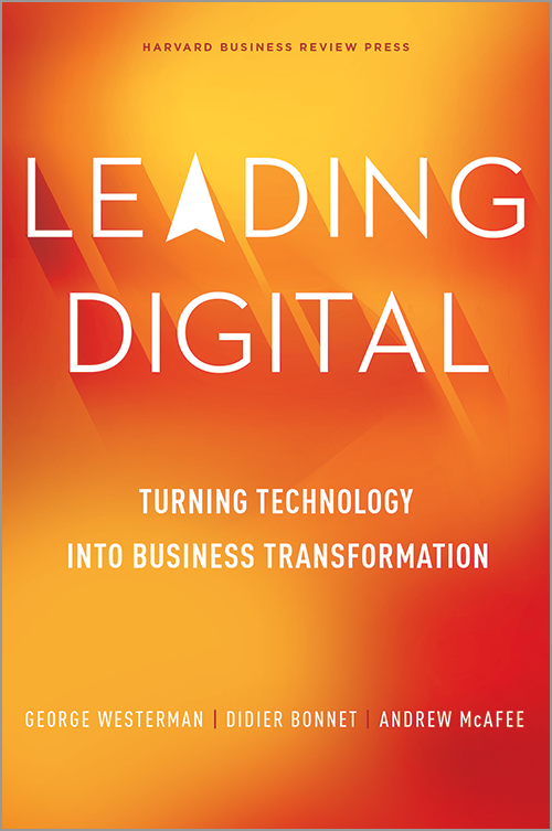 Leading Digital book cover